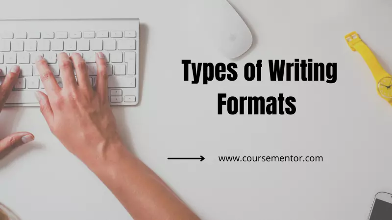 types of writing formats