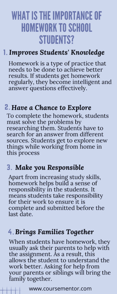 is homework important to student academic success