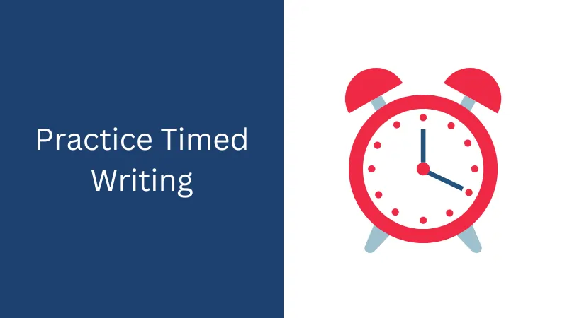 Practice timed writing