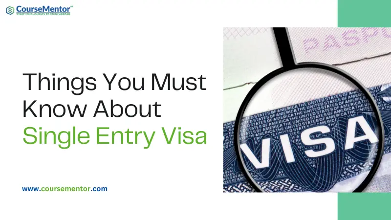 Single entry visa
