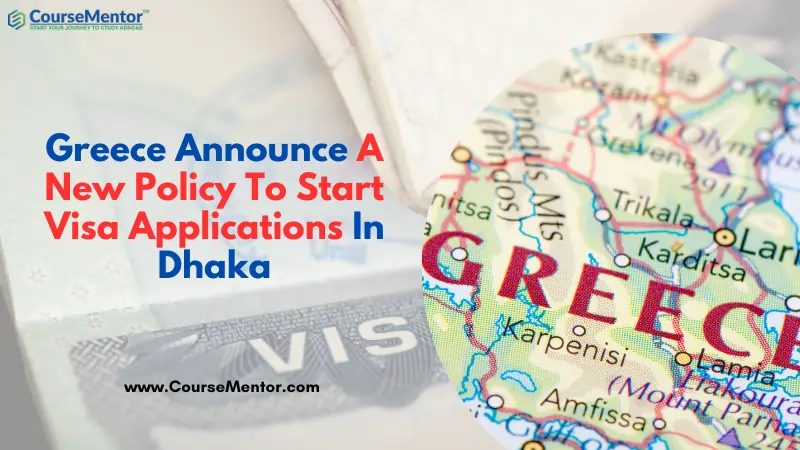 Greece Announce A New Policy To Start Visa Applications In Dhaka
