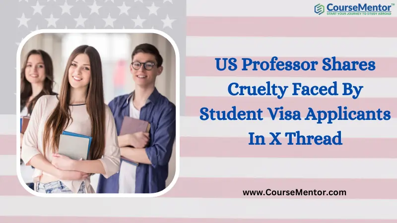 US Professor Shares Cruelty Faced By Student Visa Applicants In X Thread