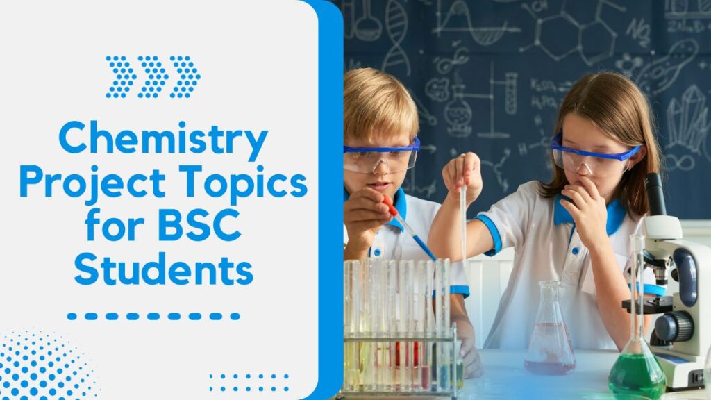 list of project topics for chemistry education