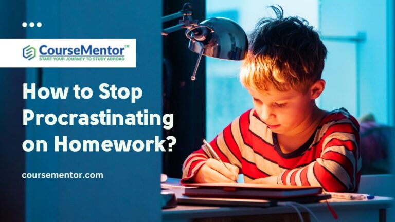 stop procrastinating in homework