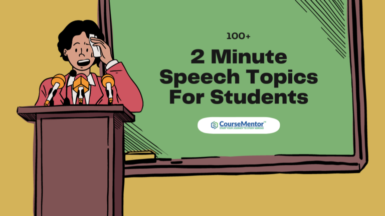 2 minute speech topics for students with answers